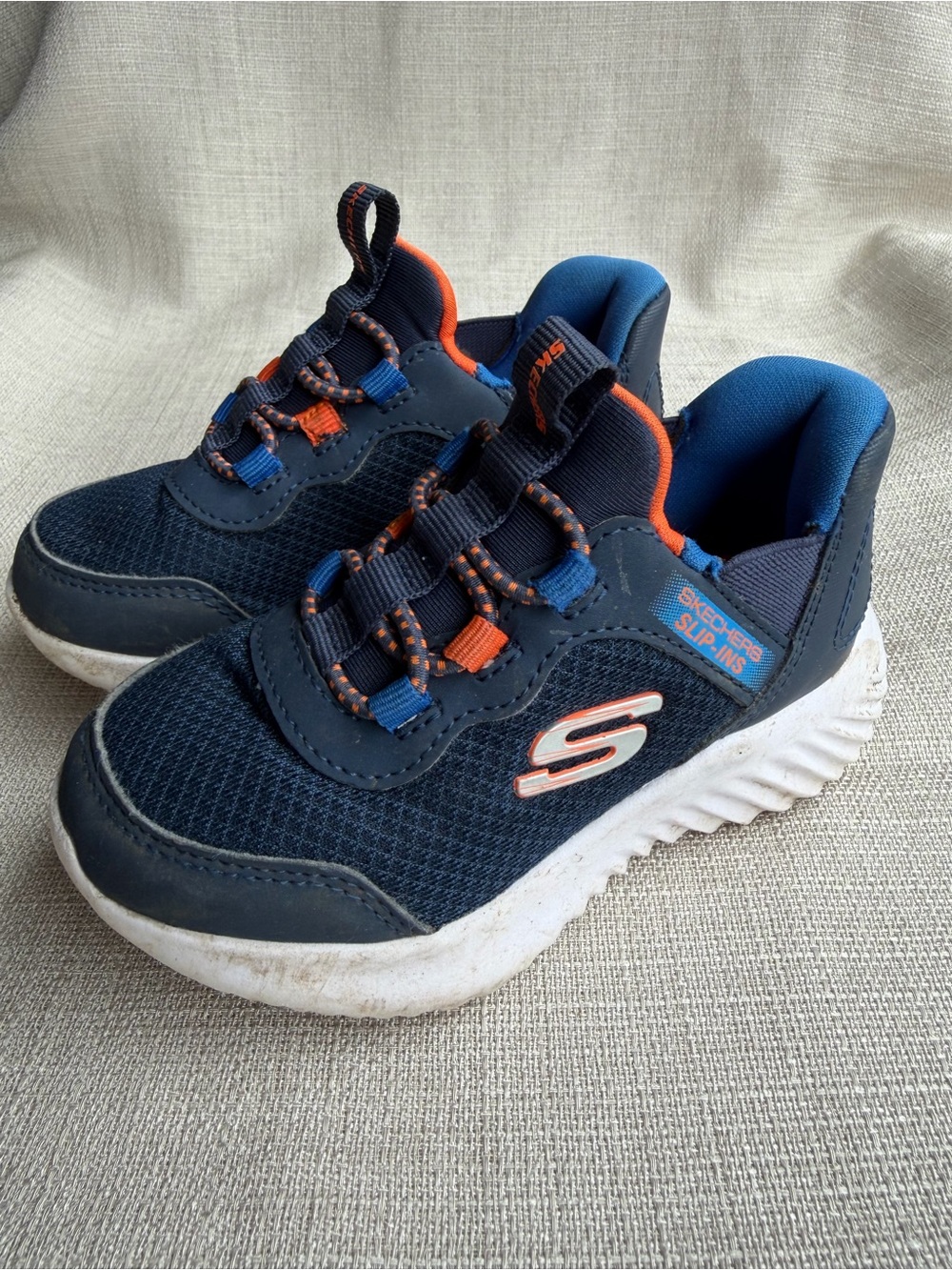 Skechers Slip-ins: Bounder - Brisk-Burst Blue Size 7 Toddler
